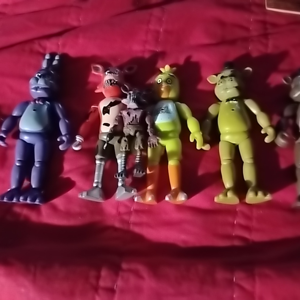 Colorful Kids Action Figures Set